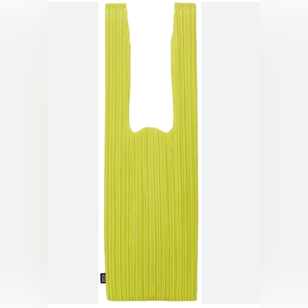 Pleats Please Issey Miyake Green Daily Pleats Tote